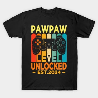 pawpaw level unlocked est 2024 T-Shirt